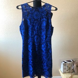 Stunning Blue Laced Dress
